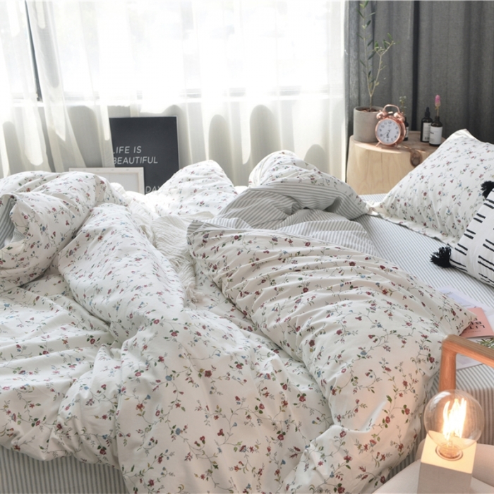 91家纺网 家纺一手货源 找家纺 棉眠 2018夏季新品四件套 飘香