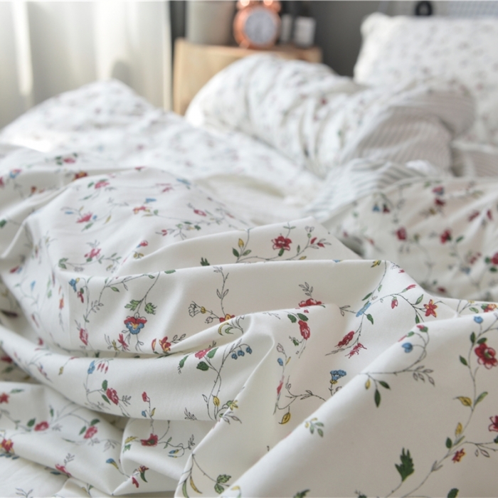 91家纺网 家纺一手货源 找家纺 棉眠 2018夏季新品四件套 飘香