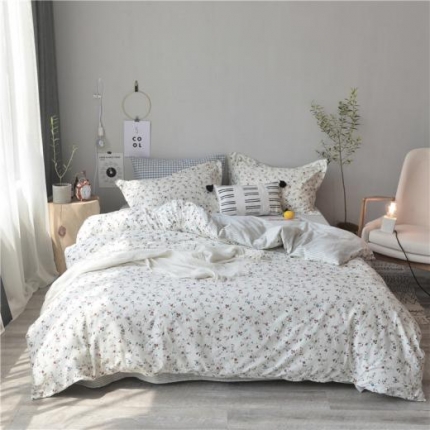 91家纺网 家纺一手货源 找家纺 棉眠 2018夏季新品四件套 飘香