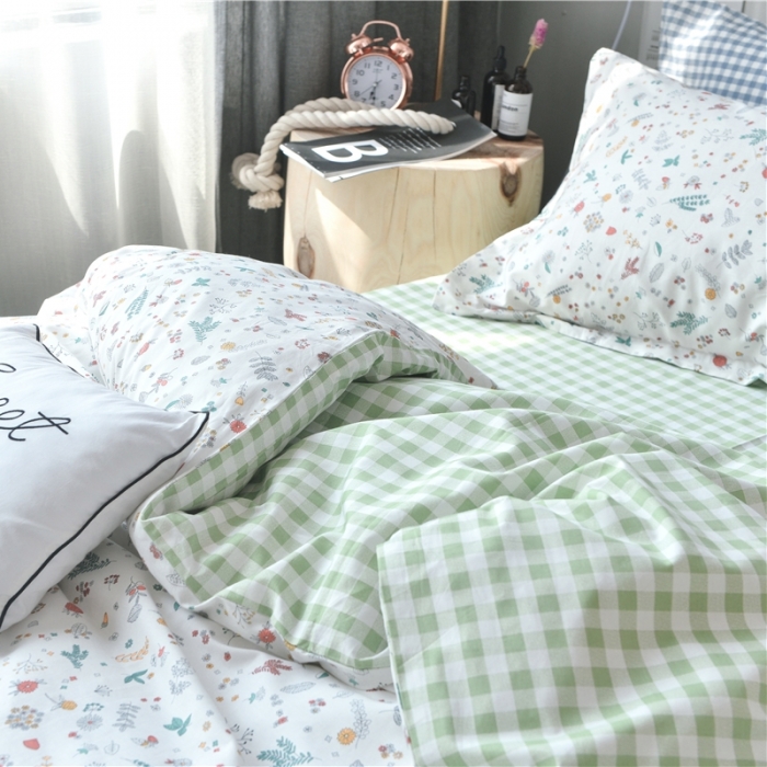 91家纺网 家纺一手货源 找家纺 棉眠 2018夏季新品四件套 枝丫