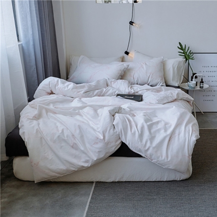 （总）棉眠 全棉极简风系列四件套床笠款