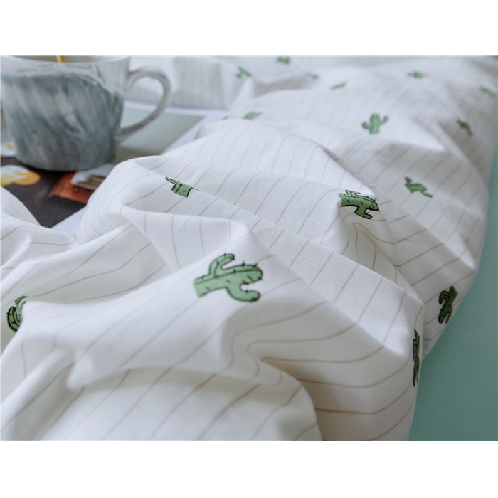 91家纺网 家纺一手货源 找家纺 棉眠 全棉极简风系列四件套床单款 小清新