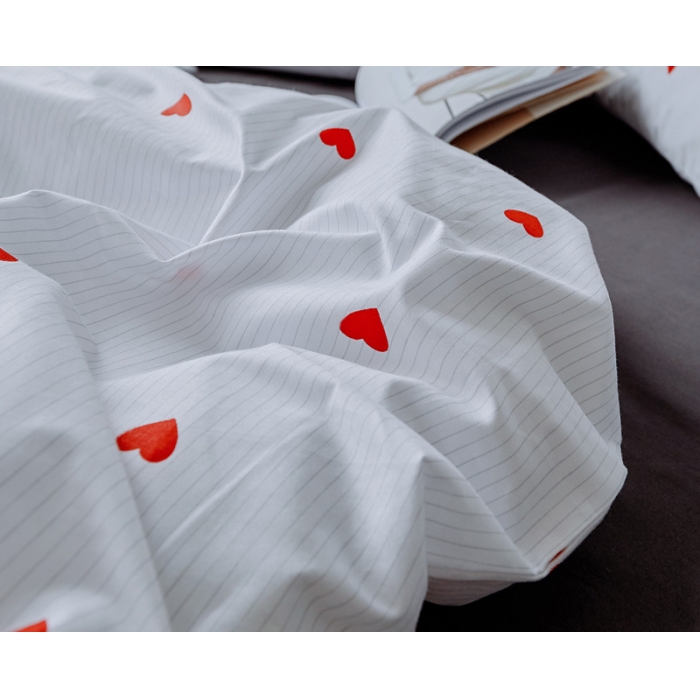 91家纺网 家纺一手货源 找家纺 棉眠 全棉极简风系列四件套床单款 一见倾心