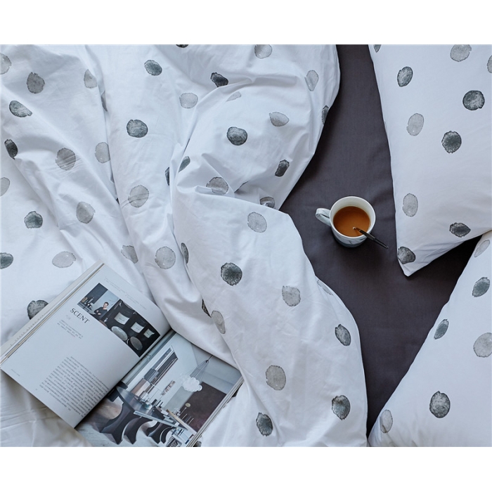 91家纺网 家纺一手货源 找家纺 棉眠 全棉极简风系列四件套床单款 元歌