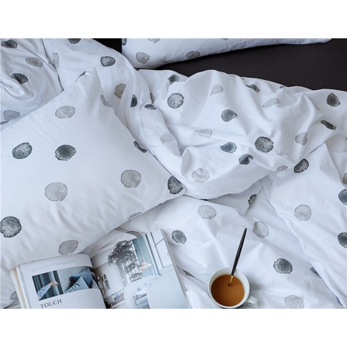 91家纺网 家纺一手货源 找家纺 棉眠 全棉极简风系列四件套床单款 元歌