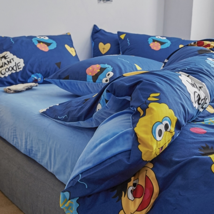 91家纺网 家纺一手货源 找家纺 棉眠  2018新款棉眠棉加绒四件套 艾萌