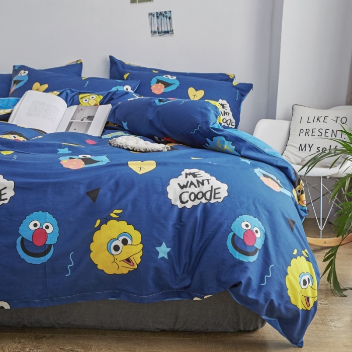 91家纺网 家纺一手货源 找家纺 棉眠  2018新款棉眠棉加绒四件套 艾萌