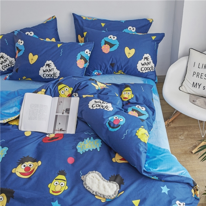 91家纺网 家纺一手货源 找家纺 棉眠  2018新款棉眠棉加绒四件套 艾萌