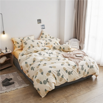 91家纺网 家纺一手货源 找家纺 （总）棉眠  2018新款棉眠棉加绒四件套