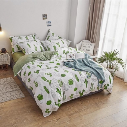 91家纺网 家纺一手货源 找家纺 （总）棉眠  2018新款棉眠棉加绒四件套