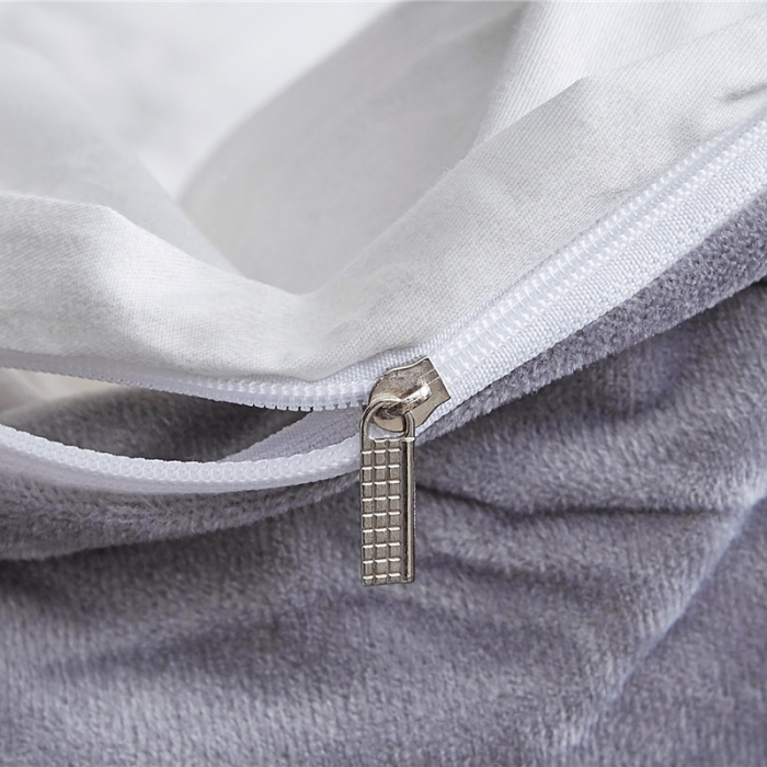 91家纺网 家纺一手货源 找家纺 棉眠  2018新款棉眠棉加绒四件套 大理石灰