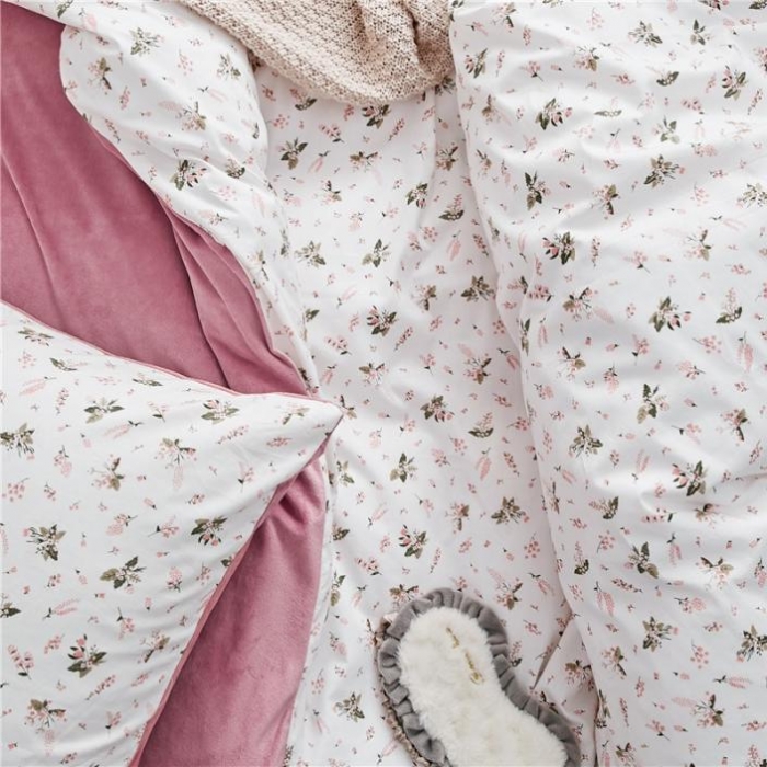 91家纺网 家纺一手货源 找家纺 棉眠  2018新款棉眠棉加绒四件套 婉约