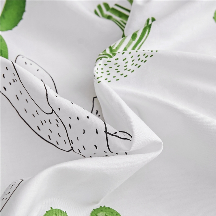 91家纺网 家纺一手货源 找家纺 棉眠  2018新款棉眠棉加绒四件套 仙人掌