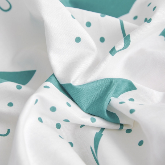 91家纺网 家纺一手货源 找家纺 棉眠 2019新款13070简约全棉四件套 晴雨