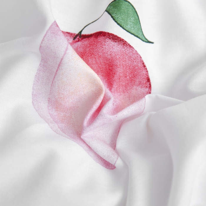 91家纺网 家纺一手货源 找家纺 棉眠 2019新款13070简约全棉四件套 水蜜桃