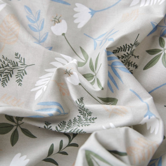 91家纺网 家纺一手货源 找家纺 棉眠 2019新款13372简约全棉四件套 秋实