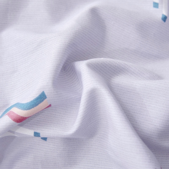 91家纺网 家纺一手货源 找家纺 棉眠 2019新款13372简约全棉四件套 甜梦