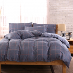 简宜家居 13372全棉四件套 富士山下灰