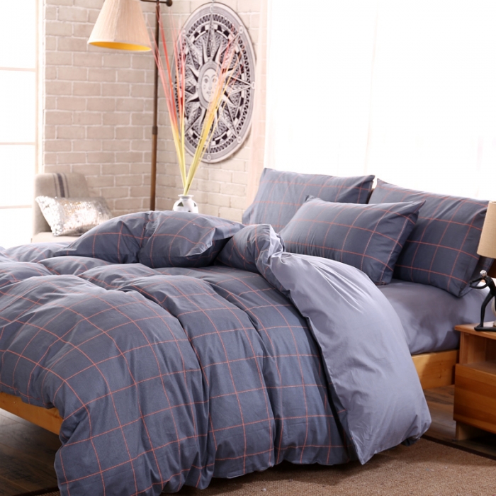 91家纺网 家纺一手货源 找家纺 简宜家居 13372全棉四件套 富士山下灰