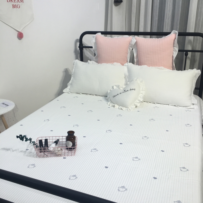 91家纺网 家纺一手货源 找家纺 （总）漫调家纺 ins韩版夏凉被床盖三件套