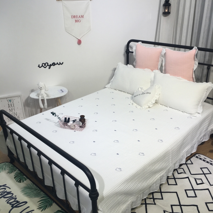 91家纺网 家纺一手货源 找家纺 （总）漫调家纺 ins韩版夏凉被床盖三件套