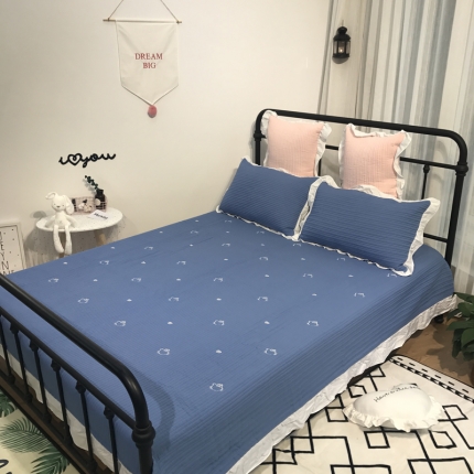 91家纺网 家纺一手货源 找家纺 （总）漫调家纺 ins韩版夏凉被床盖三件套