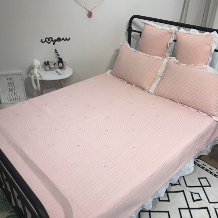 91家纺网 家纺一手货源 找家纺 （总）漫调家纺 ins韩版夏凉被床盖三件套