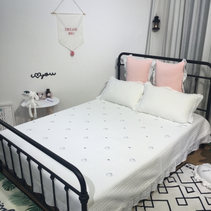 91家纺网 家纺一手货源 找家纺 （总）漫调家纺 ins韩版夏凉被床盖三件套