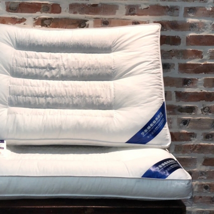 91家纺网 家纺一手货源 找家纺 剑桥枕业 立体决明子负离子枕头全棉成人中高硬枕芯48*74