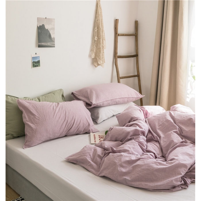 91家纺网 家纺一手货源 找家纺 （总）2019新款素色四件套