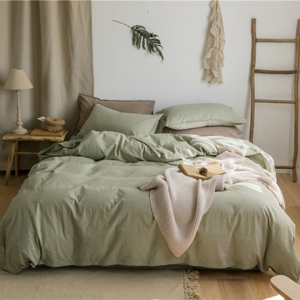 91家纺网 家纺一手货源 找家纺 （总）2019新款素色四件套