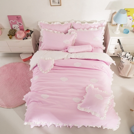 91家纺网 家纺一手货源 找家纺 （总）欧冠家纺 水洗磨毛卡通床笠款四件套