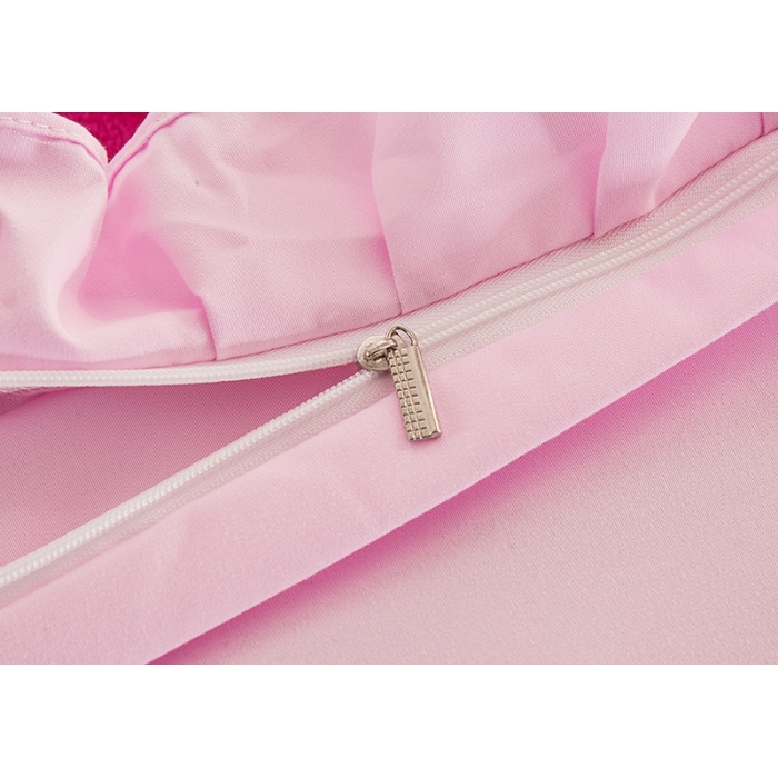 91家纺网 家纺一手货源 找家纺 欧冠家纺 水洗磨毛卡通床裙款四件套 佩琪与乔治