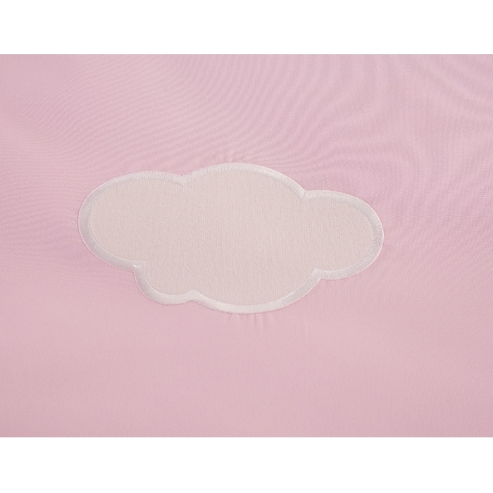 91家纺网 家纺一手货源 找家纺 欧冠家纺 水洗磨毛卡通床裙款四件套 云朵粉