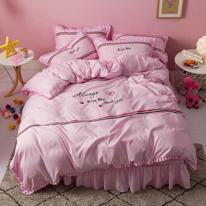 91家纺网 家纺一手货源 找家纺 （总）2018欧冠家纺INS典藏版爆款四件套 床笠款