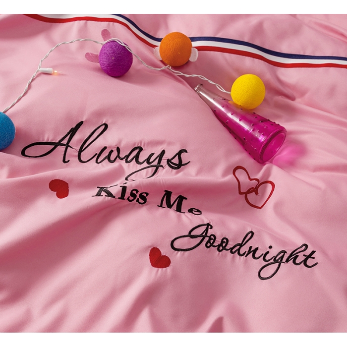 91家纺网 家纺一手货源 找家纺 2018欧冠家纺INS典藏版爆款四件套 床裙款 INS-豆沙