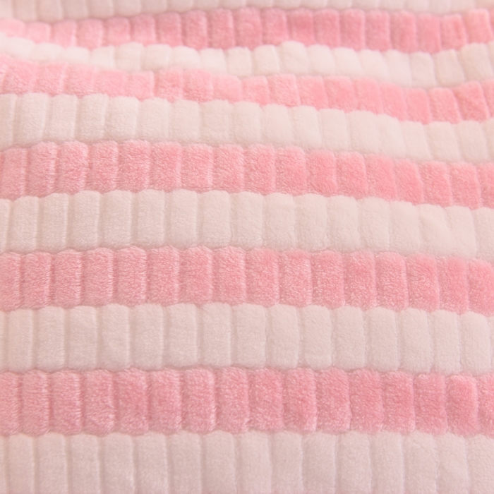 91家纺网 家纺一手货源 找家纺 欧冠家纺 2018新品阳光暖绒系列 粉