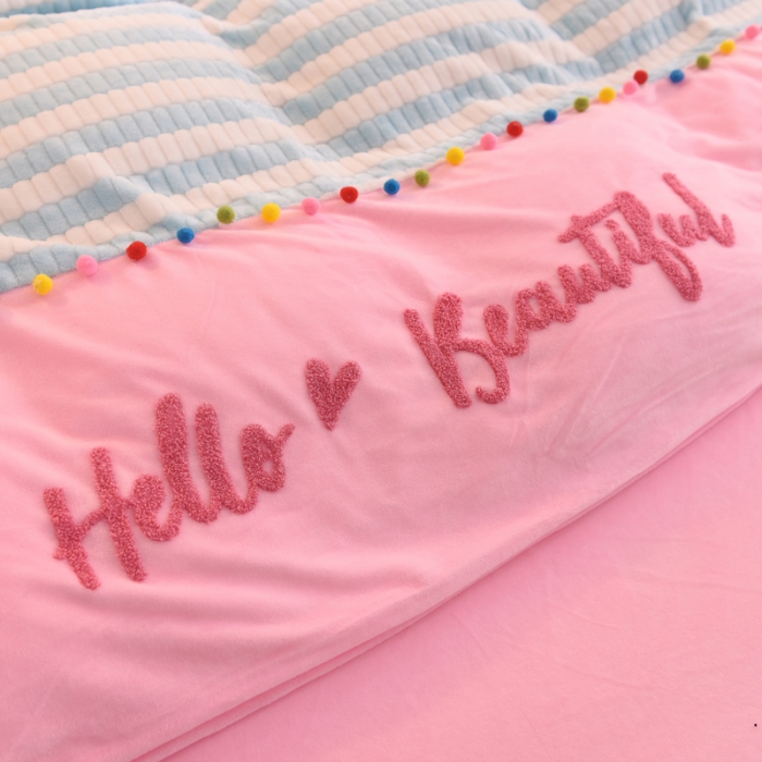 91家纺网 家纺一手货源 找家纺 欧冠家纺 2018新品阳光暖绒系列 蓝