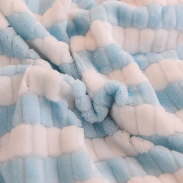 91家纺网 家纺一手货源 找家纺 欧冠家纺 2018新品阳光暖绒系列 蓝