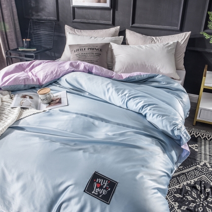 91家纺网 家纺一手货源 找家纺 （总）欧冠 2019新款水洗真丝单被套