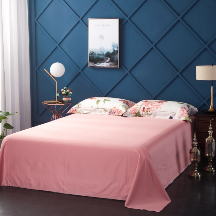 91家纺网 家纺一手货源 找家纺 （总）棉生活 高端系列60长绒棉四件套床笠款