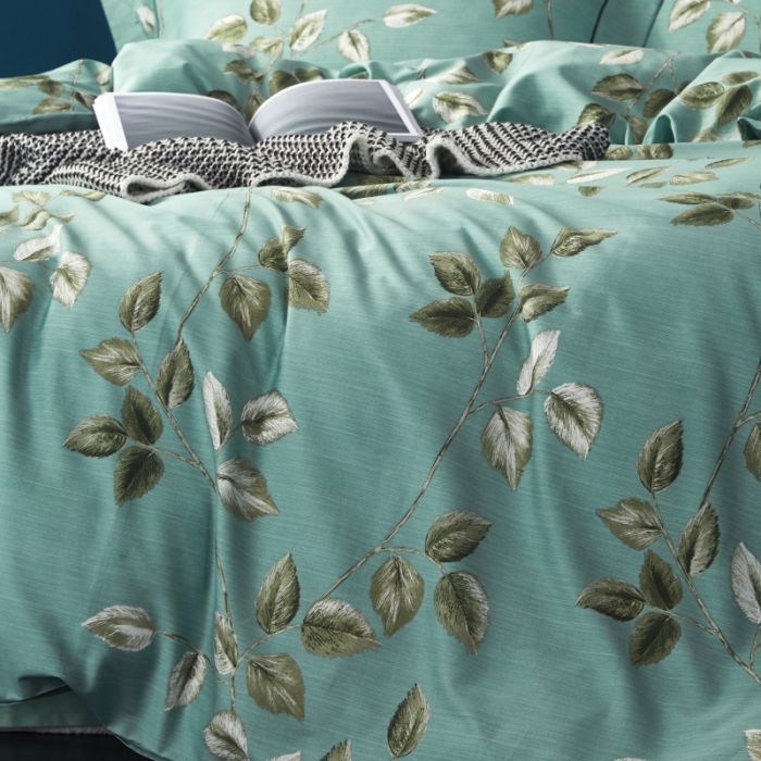 91家纺网 家纺一手货源 找家纺 棉生活 高端系列60长绒棉四件套床单款蔓蔓