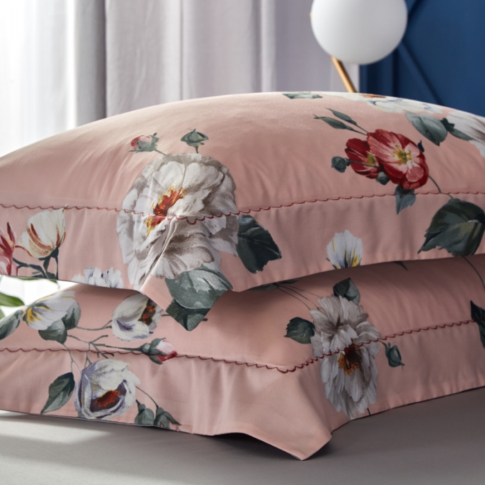 91家纺网 家纺一手货源 找家纺 棉生活 高端系列60长绒棉四件套床单款莫娜