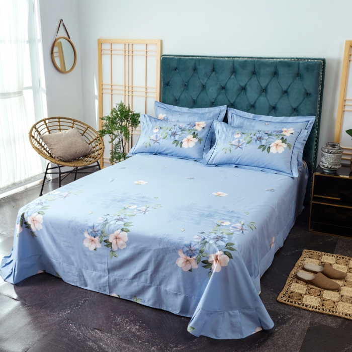 91家纺网 家纺一手货源 找家纺 （总）棉生活 2019年春夏大版全棉四件套