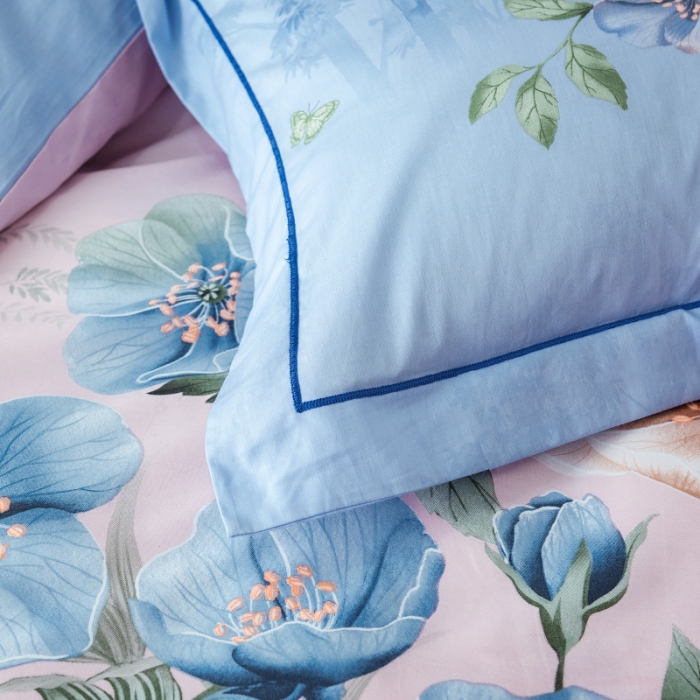 91家纺网 家纺一手货源 找家纺 （总）棉生活 2019年春夏大版全棉四件套