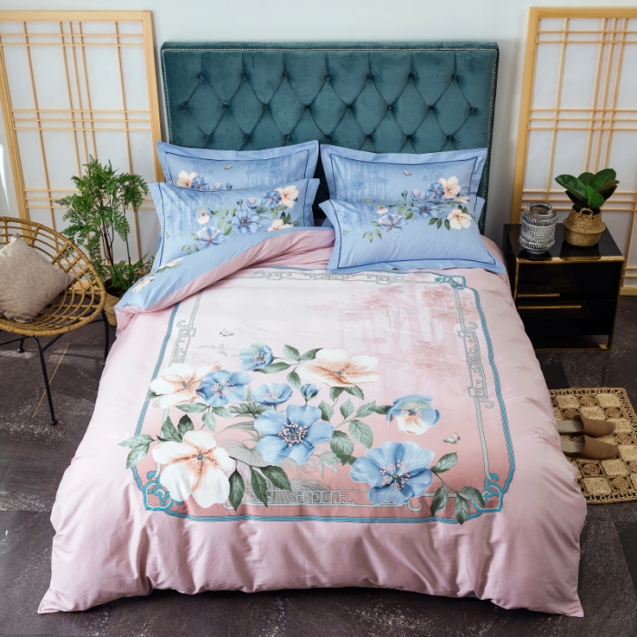 91家纺网 家纺一手货源 找家纺 （总）棉生活 2019年春夏大版全棉四件套