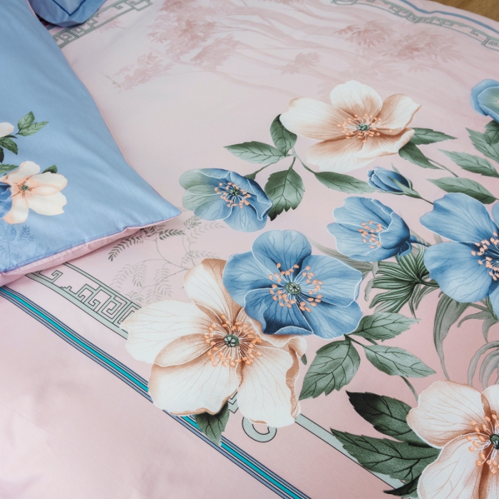 91家纺网 家纺一手货源 找家纺 （总）棉生活 2019年春夏大版全棉四件套