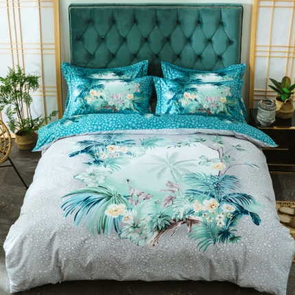 91家纺网 家纺一手货源 找家纺 （总）棉生活 2019年春夏大版全棉四件套