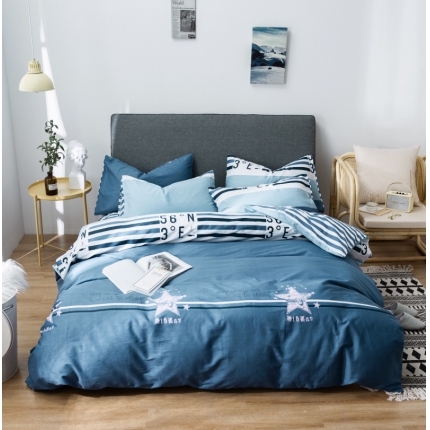 91家纺网 家纺一手货源 找家纺 （总）棉生活 小清新休闲简约风 床笠款