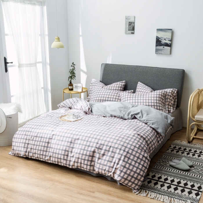 91家纺网 家纺一手货源 找家纺 棉生活 小清新休闲简约风 粉调